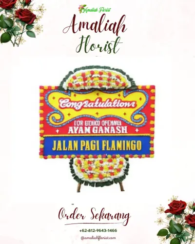 Bunga Papan Congratulation di Wadas